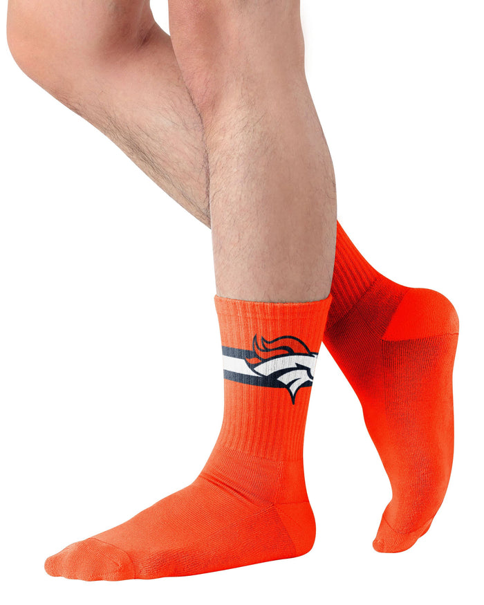 Denver Broncos Team Color Socks FOCO - FOCO.com