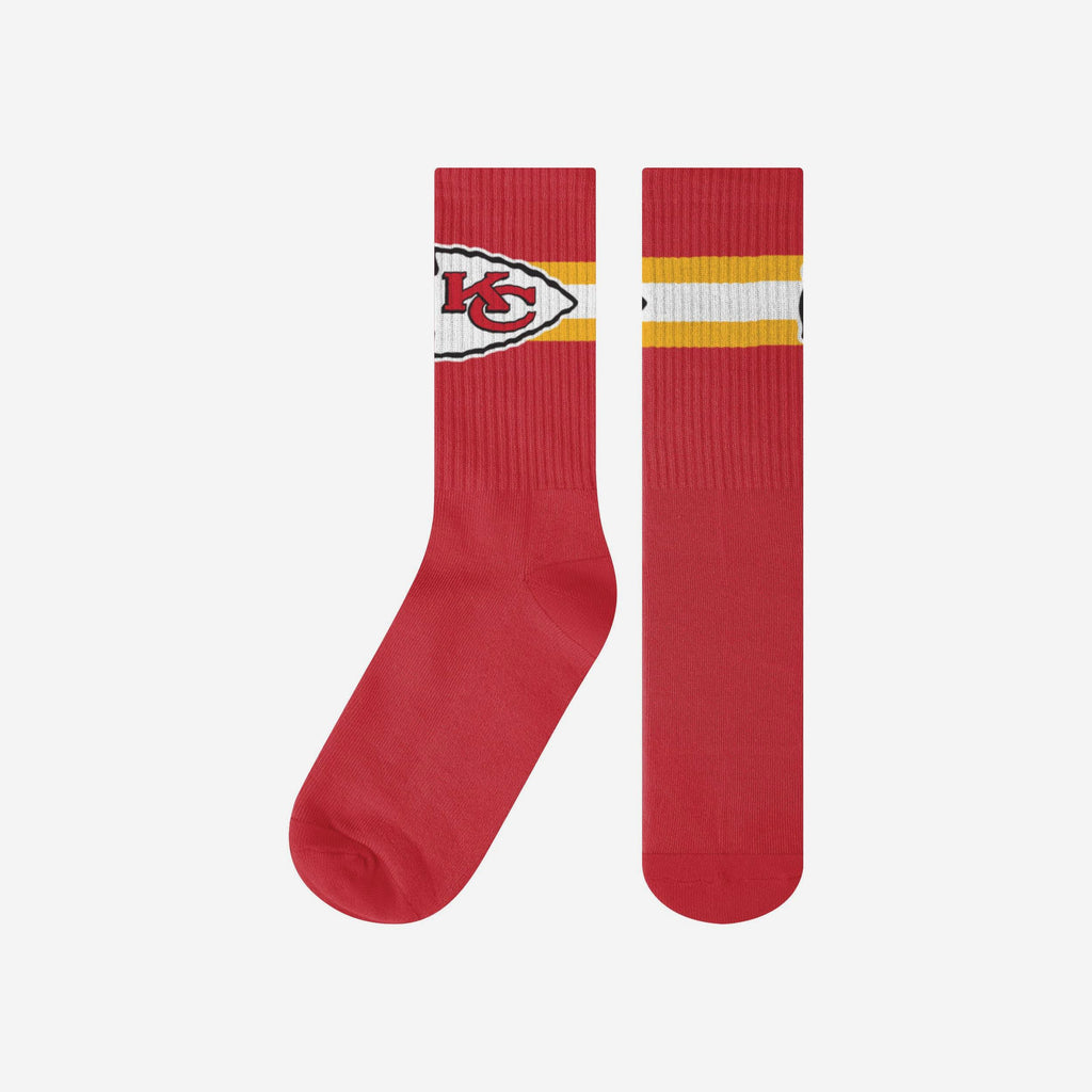 Kansas City Chiefs Team Color Socks FOCO - FOCO.com