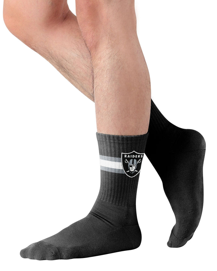Las Vegas Raiders Team Color Socks FOCO - FOCO.com