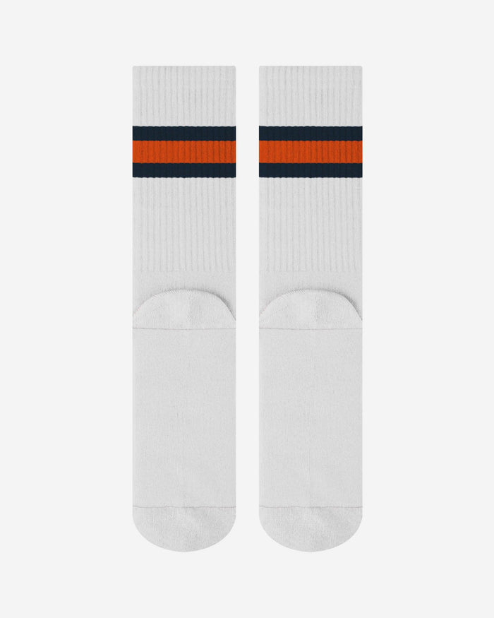 Chicago Bears Primary Logo White Socks FOCO - FOCO.com