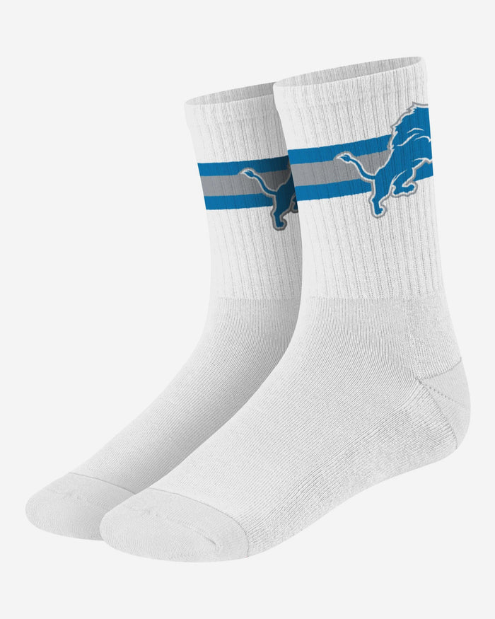 Detroit Lions Primary Logo White Socks