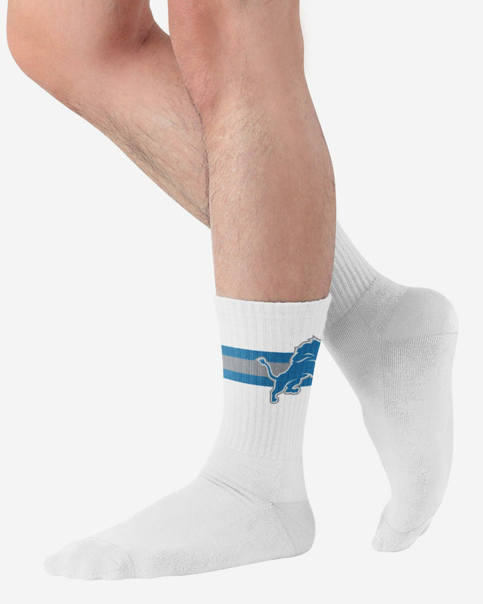 Detroit Lions Primary Logo White Socks