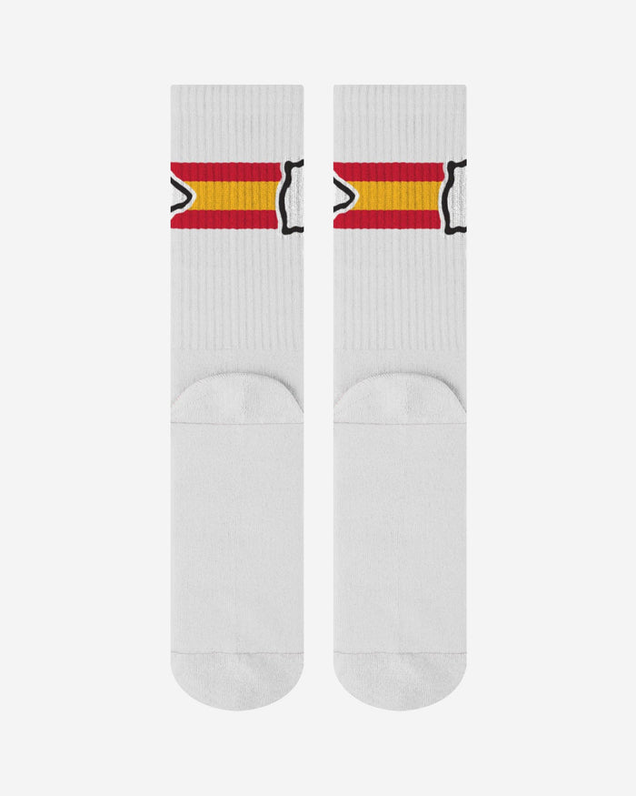 Kansas City Chiefs Primary Logo White Socks