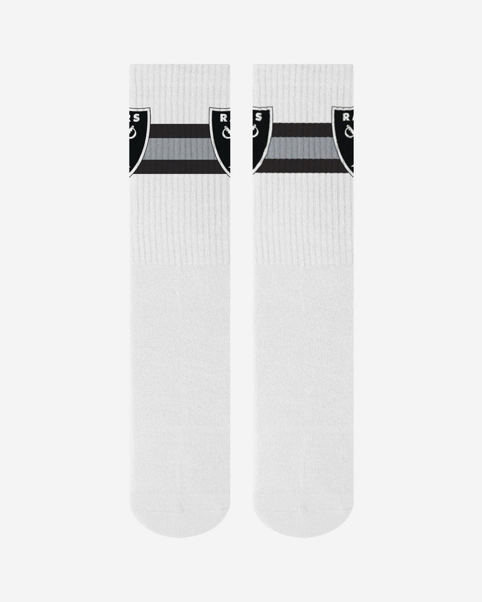 Las Vegas Raiders Primary Logo White Socks