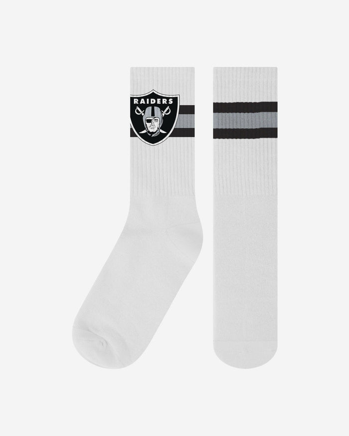 Las Vegas Raiders Primary Logo White Socks