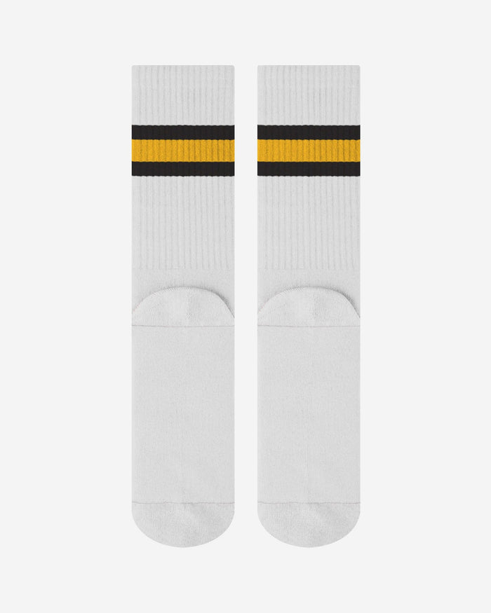 Pittsburgh Steelers Primary Logo White Socks