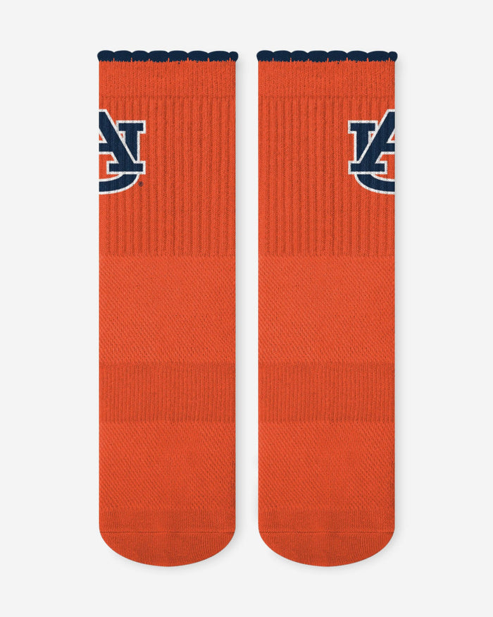 Auburn Tigers 3-Pack Ruffle Quarter Socks FOCO - FOCO.com