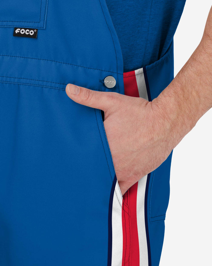 Buffalo Bills Mens Team Stripe Bib Shortalls FOCO - FOCO.com