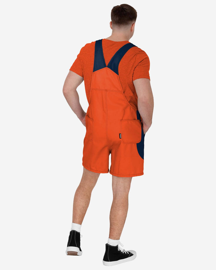 Denver Broncos Mens Team Stripe Bib Shortalls FOCO - FOCO.com