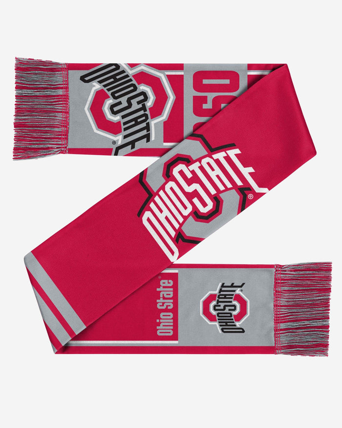 Ohio State Buckeyes Reversible Thematic Scarf FOCO - FOCO.com