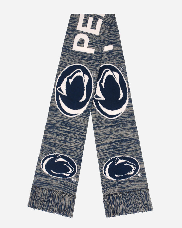 Penn State Nittany Lions Wordmark Big Logo Colorblend Scarf FOCO - FOCO.com