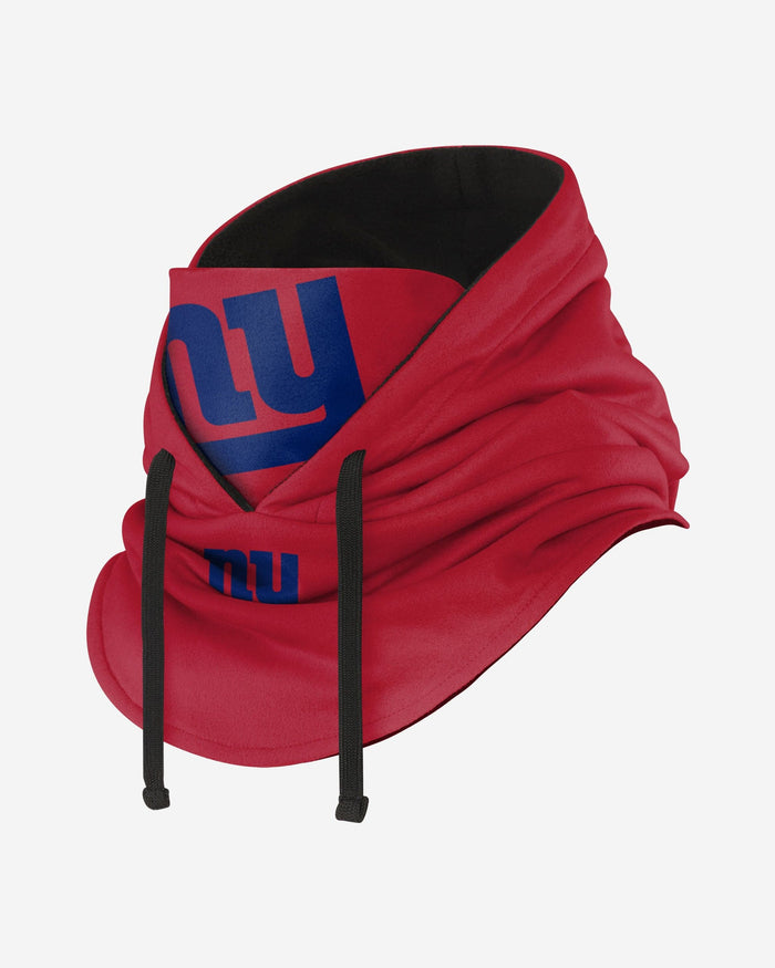 New York Giants Alternate Team Color Drawstring Hooded Gaiter FOCO - FOCO.com