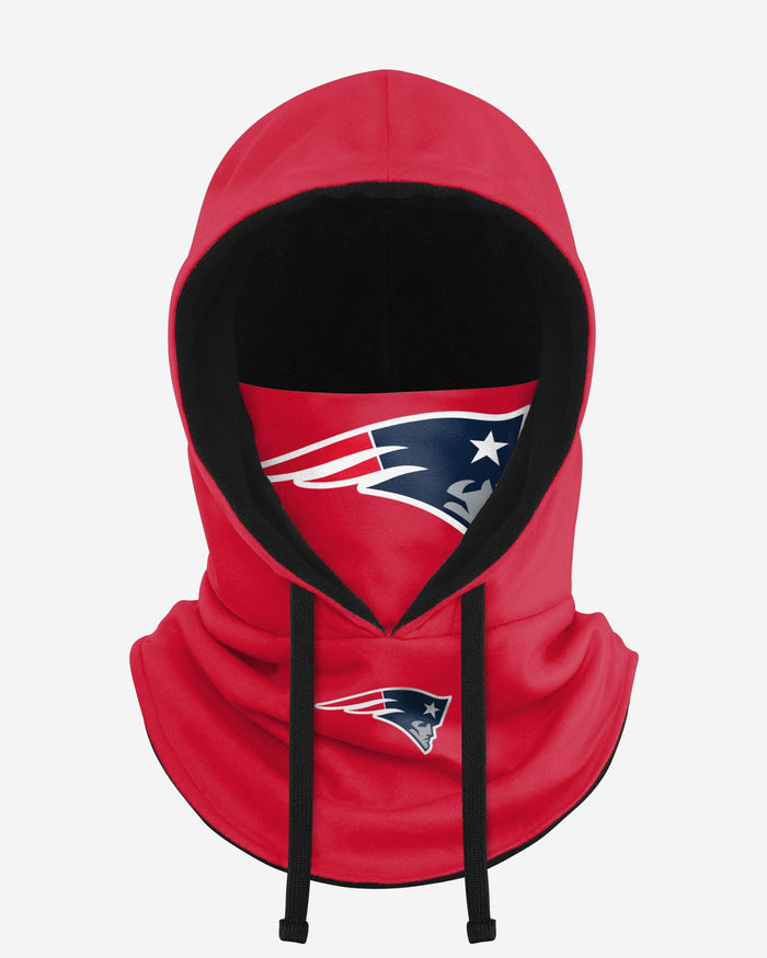 New England Patriots Alternate Team Color Drawstring Hooded Gaiter FOCO - FOCO.com