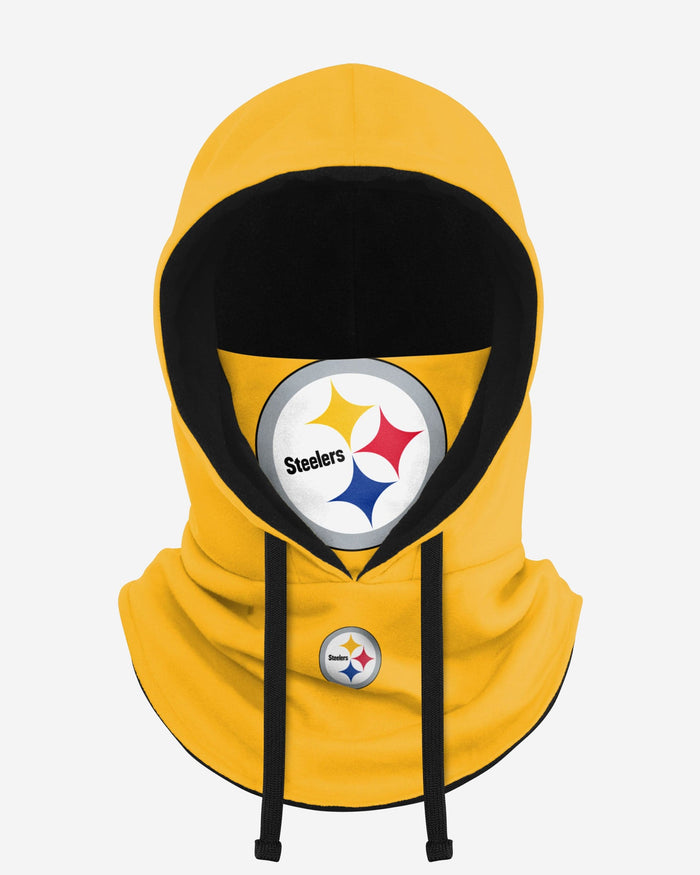 Pittsburgh Steelers Alternate Team Color Drawstring Hooded Gaiter FOCO - FOCO.com