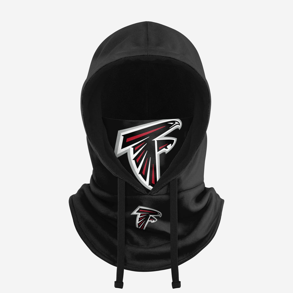 Atlanta Falcons Black Drawstring Hooded Gaiter FOCO - FOCO.com