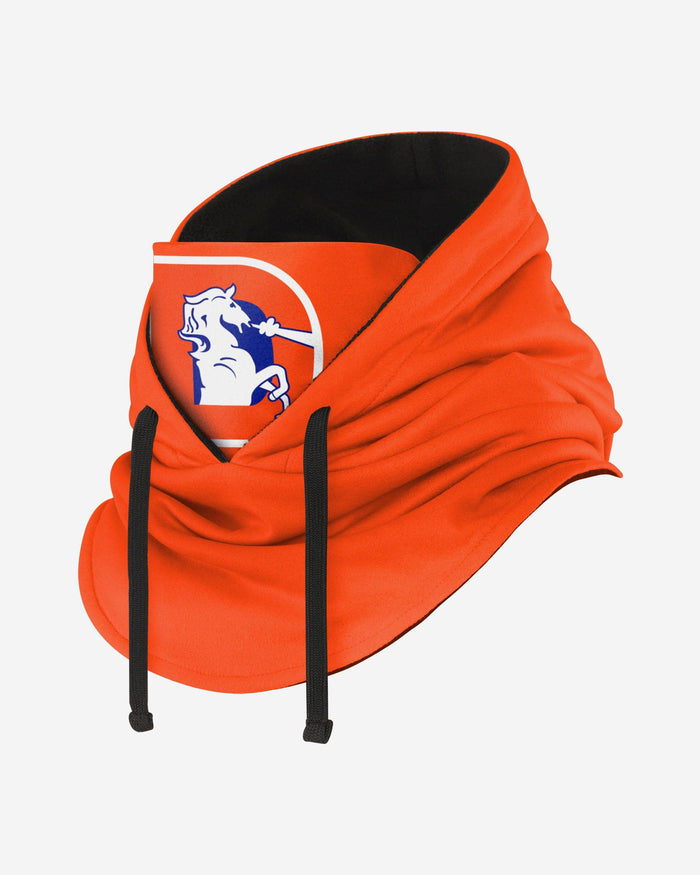 Denver Broncos Retro Drawstring Hooded Gaiter FOCO - FOCO.com