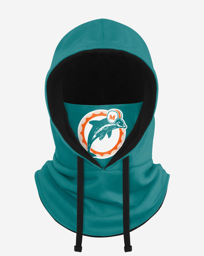 Miami Dolphins Retro Drawstring Hooded Gaiter FOCO - FOCO.com