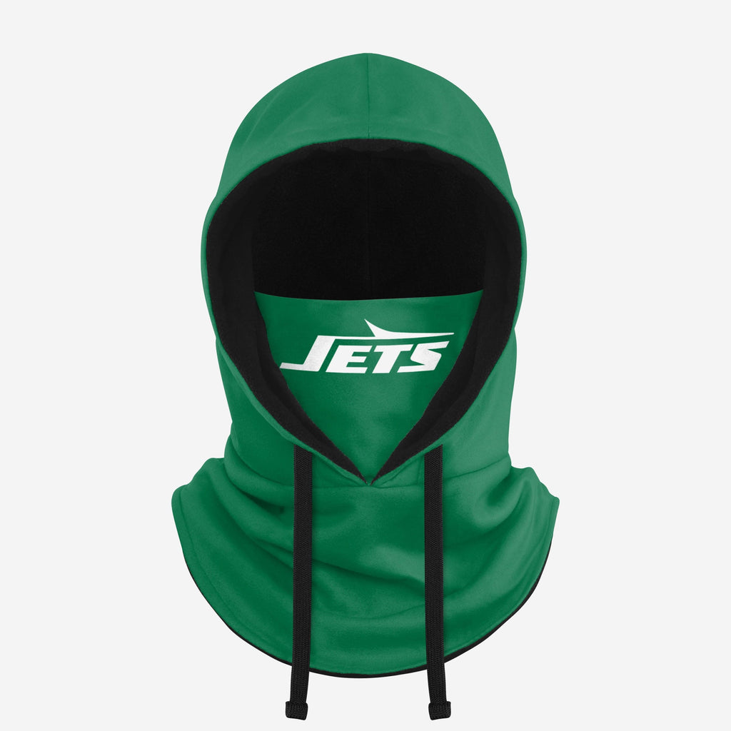 New York Jets Retro Drawstring Hooded Gaiter FOCO - FOCO.com