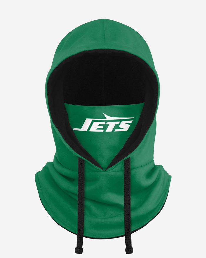 New York Jets Retro Drawstring Hooded Gaiter FOCO - FOCO.com