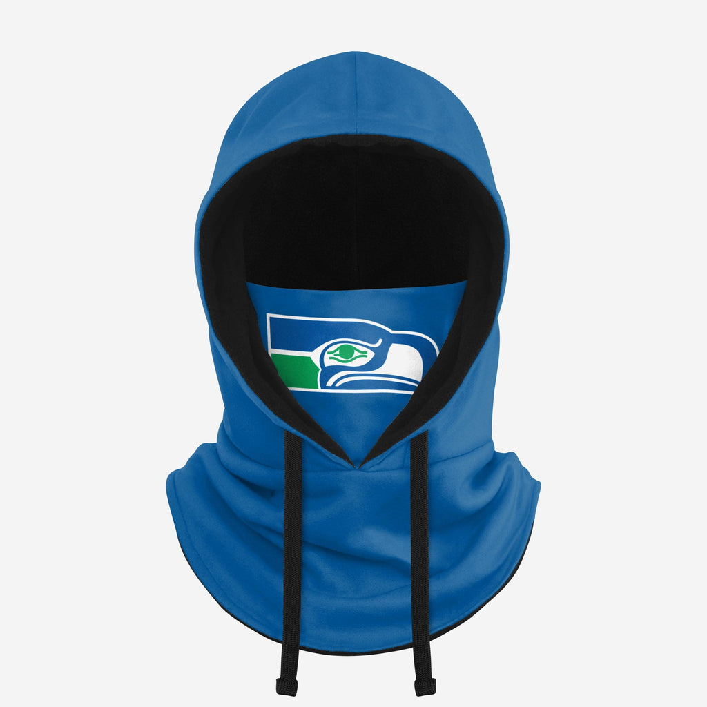 Seattle Seahawks Retro Drawstring Hooded Gaiter FOCO - FOCO.com