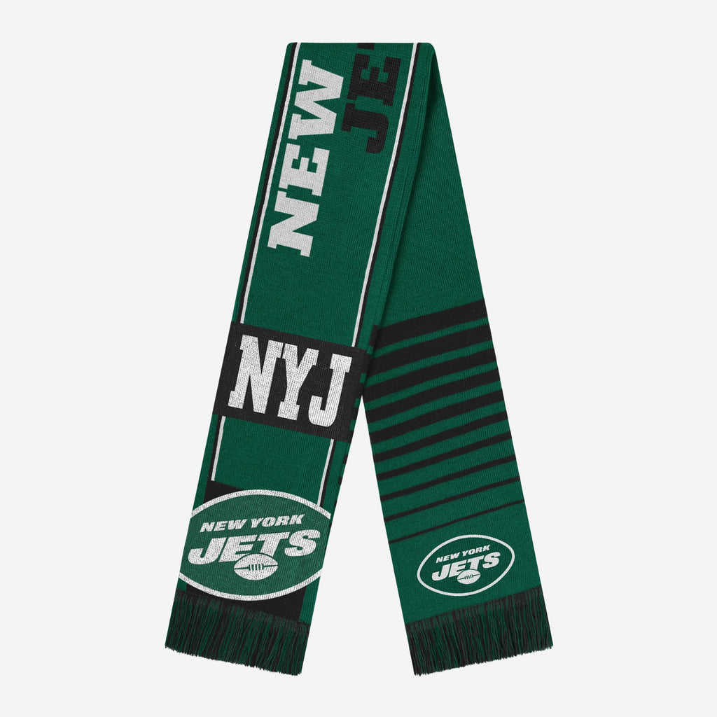 New York Jets Reversible Thematic Scarf FOCO - FOCO.com