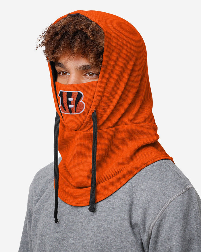 Cincinnati Bengals Waffle Drawstring Hooded Gaiter FOCO - FOCO.com