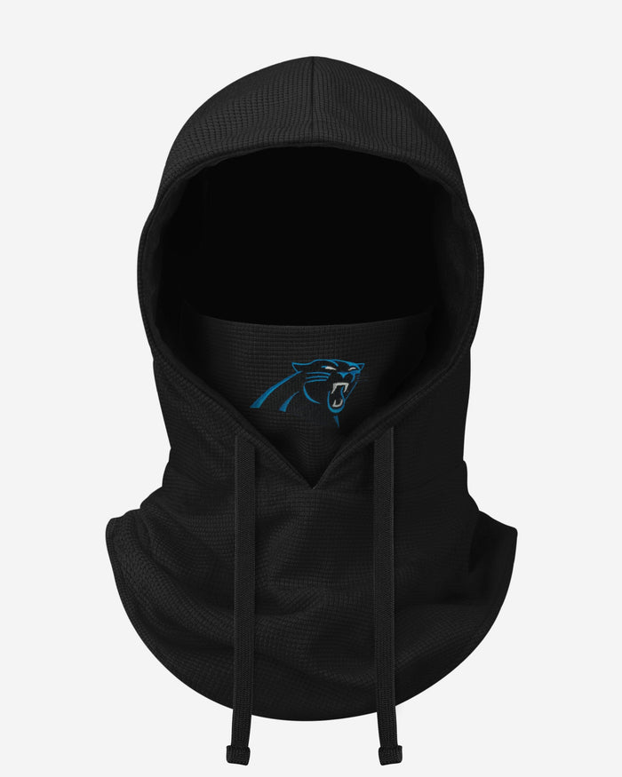 Carolina Panthers Waffle Drawstring Hooded Gaiter FOCO - FOCO.com