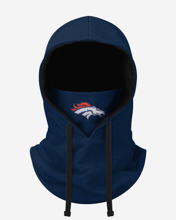 Denver Broncos Waffle Drawstring Hooded Gaiter FOCO - FOCO.com