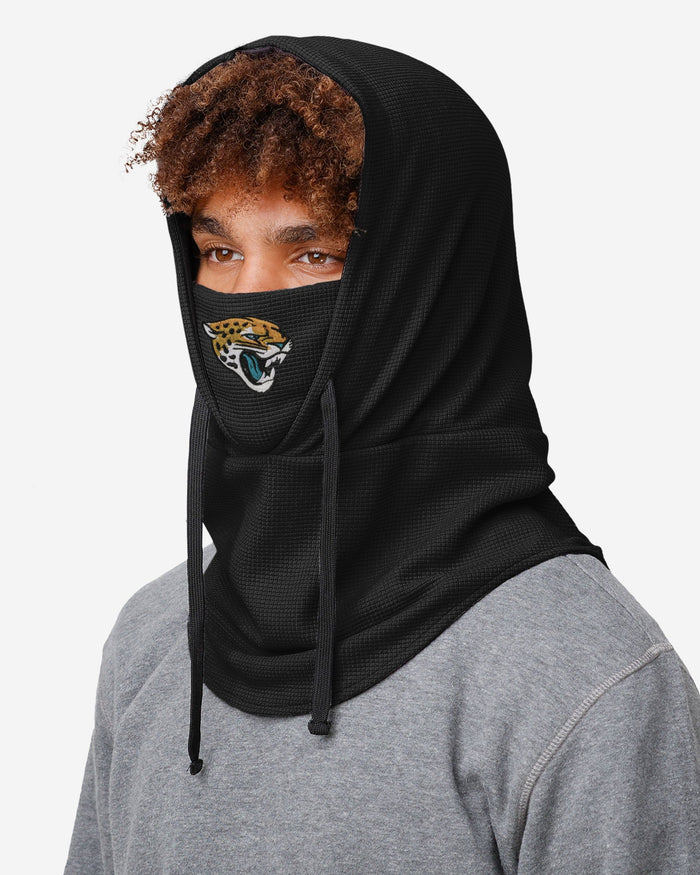 Jacksonville Jaguars Waffle Drawstring Hooded Gaiter FOCO - FOCO.com