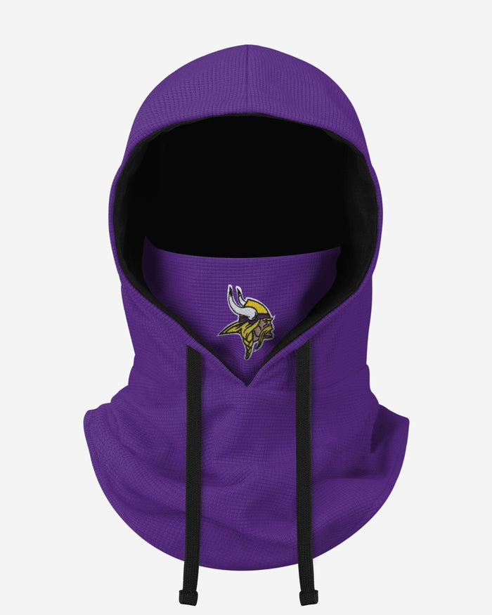 Minnesota Vikings Waffle Drawstring Hooded Gaiter FOCO - FOCO.com