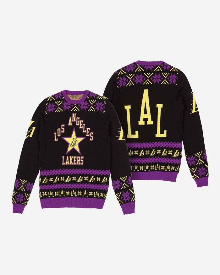 Los Angeles Lakers Thematic Knit Sweater FOCO - FOCO.com