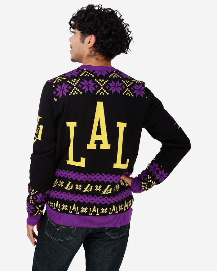 Los Angeles Lakers Thematic Knit Sweater FOCO - FOCO.com