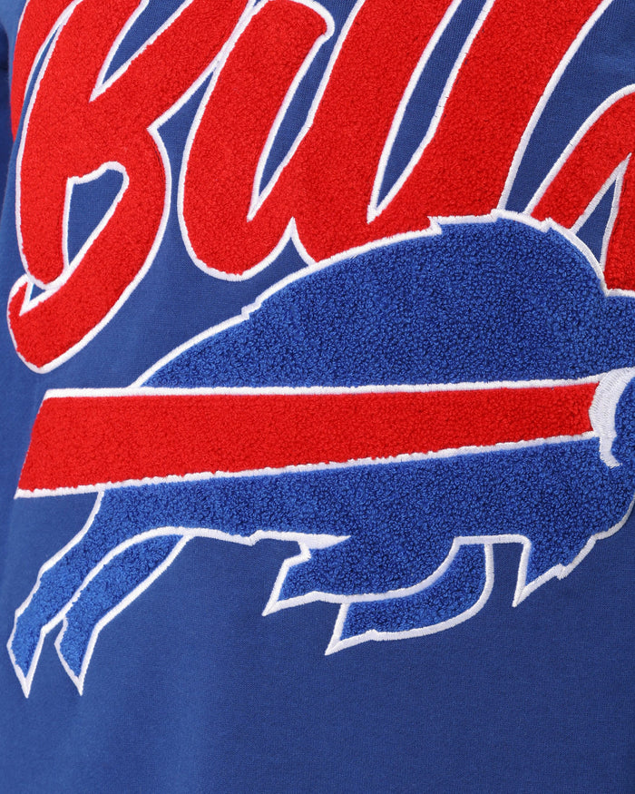 Buffalo Bills Chenille Logo Oversized Mockneck Sweatshirt FOCO S - FOCO.com