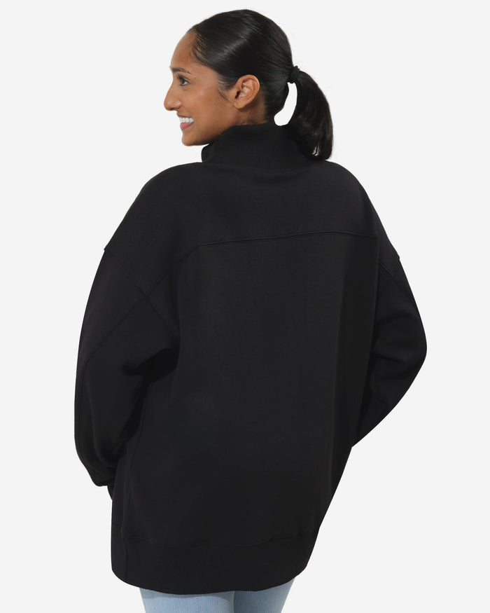 Cincinnati Bengals Chenille Logo Oversized Mockneck Sweatshirt FOCO S - FOCO.com