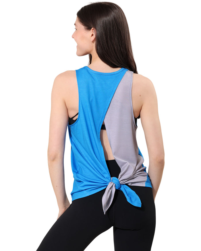 Detroit Lions Rhinestone Tie-Breaker Sleeveless Top