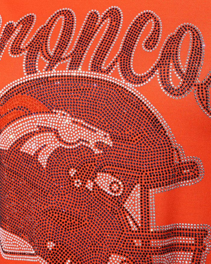 Denver Broncos Rhinestone Raglan T-Shirt FOCO S - FOCO.com