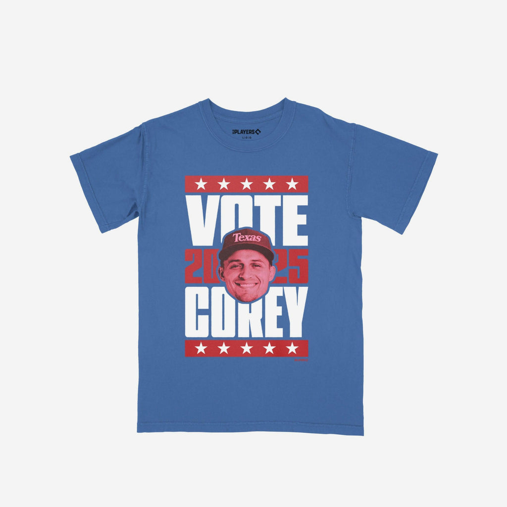 Corey Seager 2025 Vote Heavyweight T-Shirt FOCO S - FOCO.com