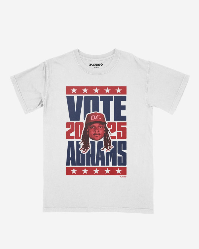CJ Abrams 2025 Vote Heavyweight T-Shirt FOCO S - FOCO.com