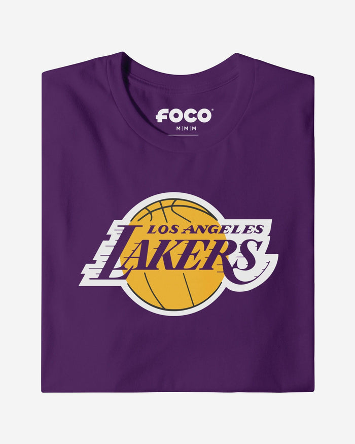 Los Angeles Lakers Primary Logo T-Shirt FOCO Team Purple S - FOCO.com
