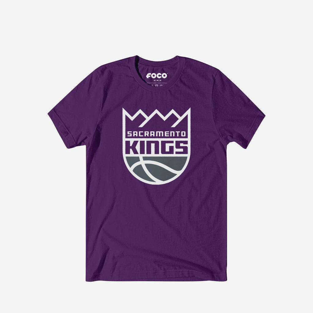 Sacramento Kings Primary Logo T-Shirt FOCO Team Purple S - FOCO.com