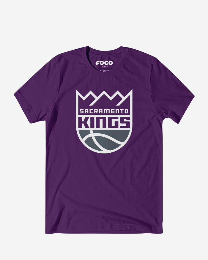 Sacramento Kings Primary Logo T-Shirt FOCO Team Purple S - FOCO.com