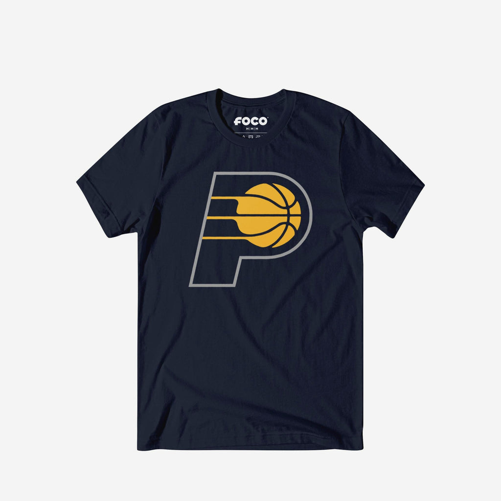 Indiana Pacers Primary Logo T-Shirt FOCO Navy S - FOCO.com