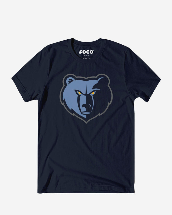 Memphis Grizzlies Primary Logo T-Shirt FOCO Navy S - FOCO.com