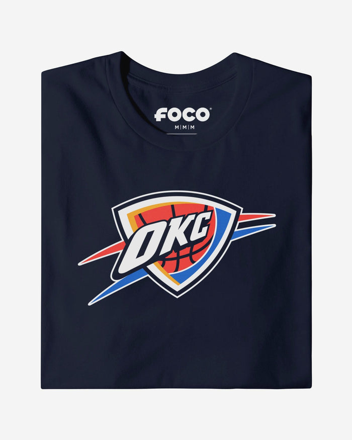 Oklahoma City Thunder Primary Logo T-Shirt FOCO Navy S - FOCO.com