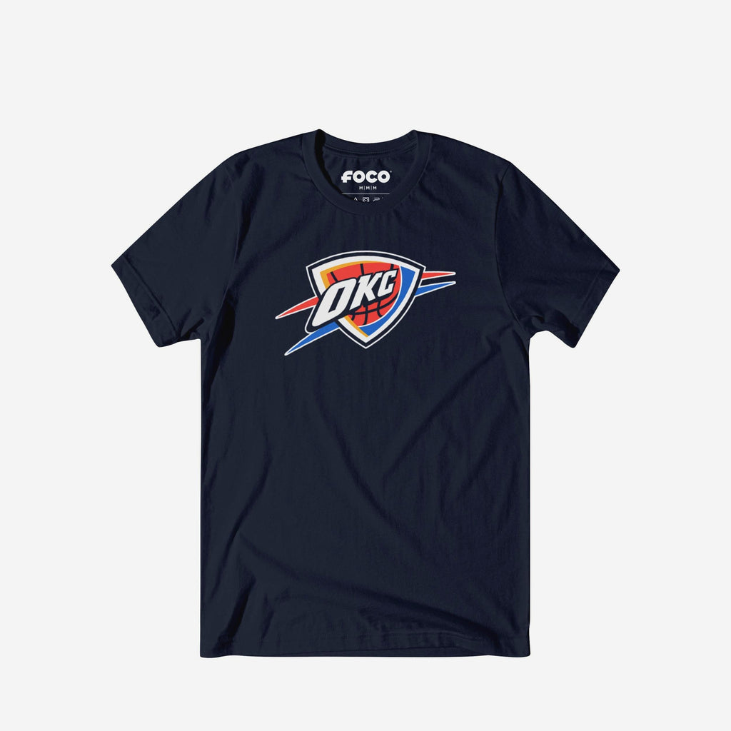 Oklahoma City Thunder Primary Logo T-Shirt FOCO Navy S - FOCO.com