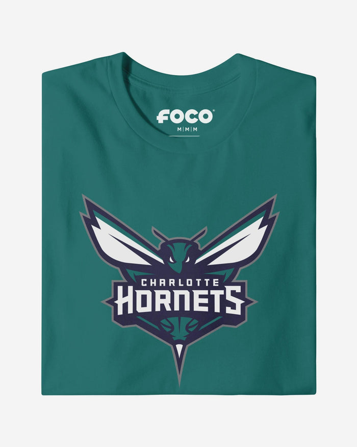 Charlotte Hornets Primary Logo T-Shirt FOCO Marine S - FOCO.com
