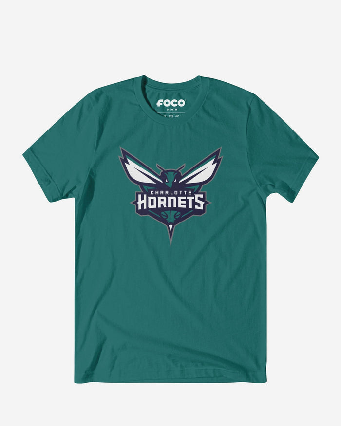 Charlotte Hornets Primary Logo T-Shirt FOCO Marine S - FOCO.com