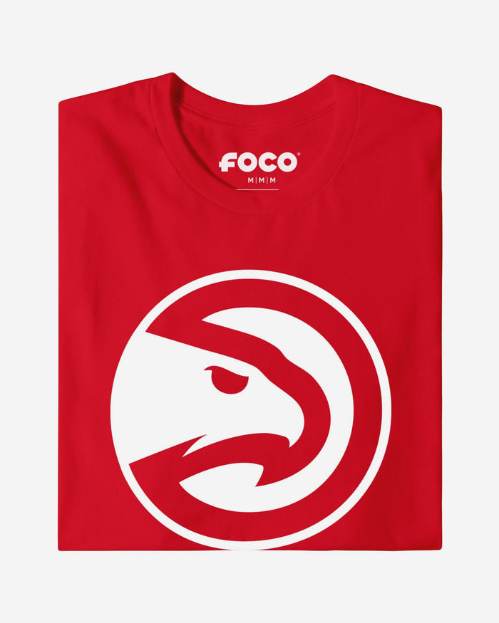 Atlanta Hawks Primary Logo T-Shirt FOCO Red S - FOCO.com