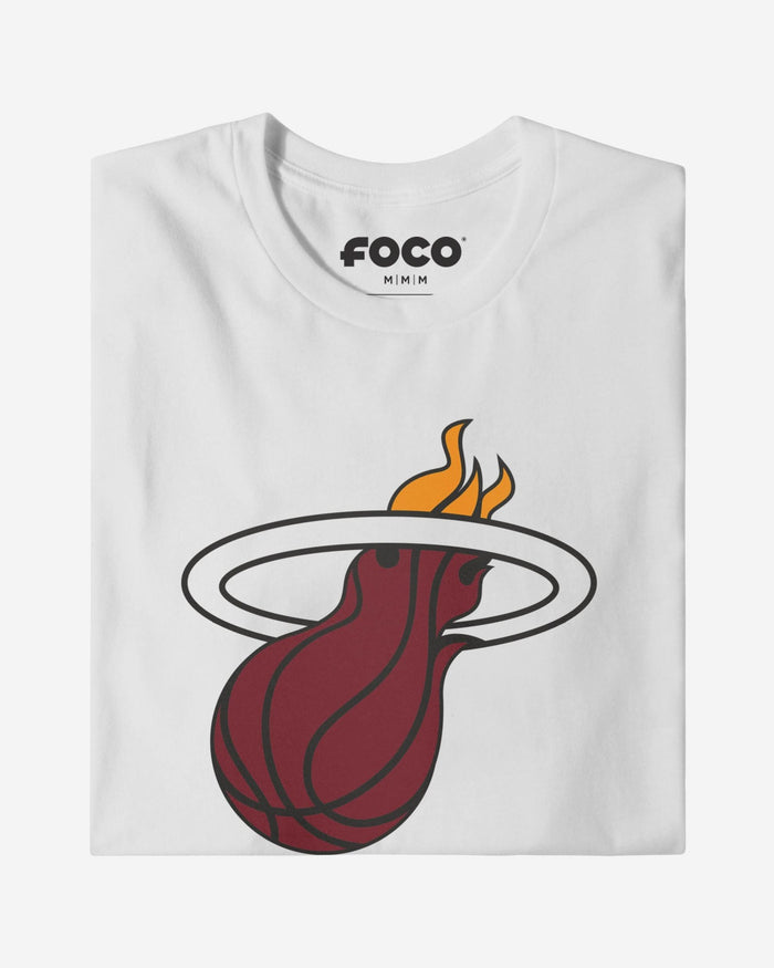 Miami Heat Primary Logo T-Shirt FOCO Canvas Red S - FOCO.com