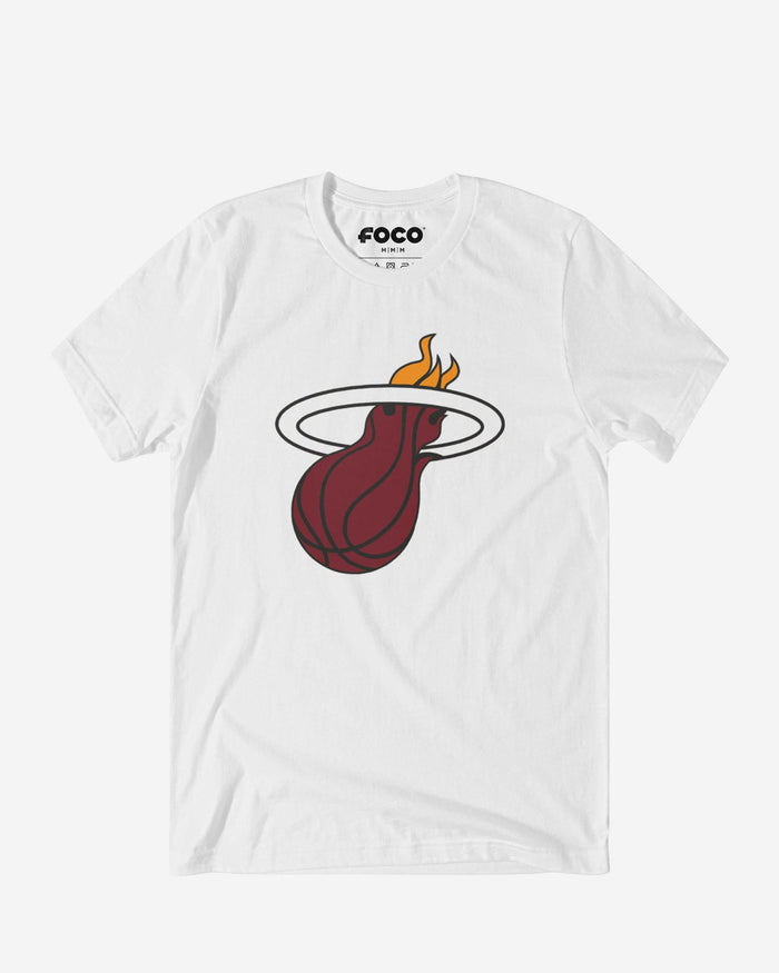 Miami Heat Primary Logo T-Shirt FOCO White S - FOCO.com